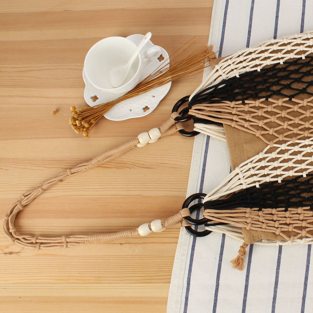 Elegant Macrame Handbag LoungeYard — product view 4