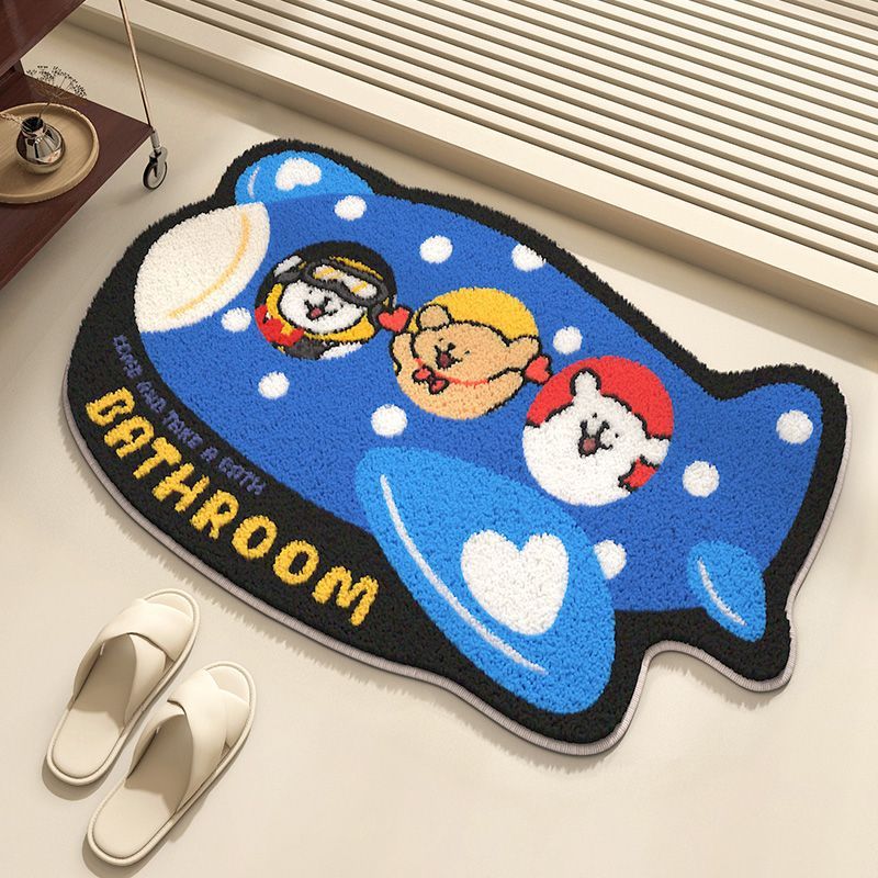 Decorative Cat-shaped Bath Mat LoungeYard — product view 4