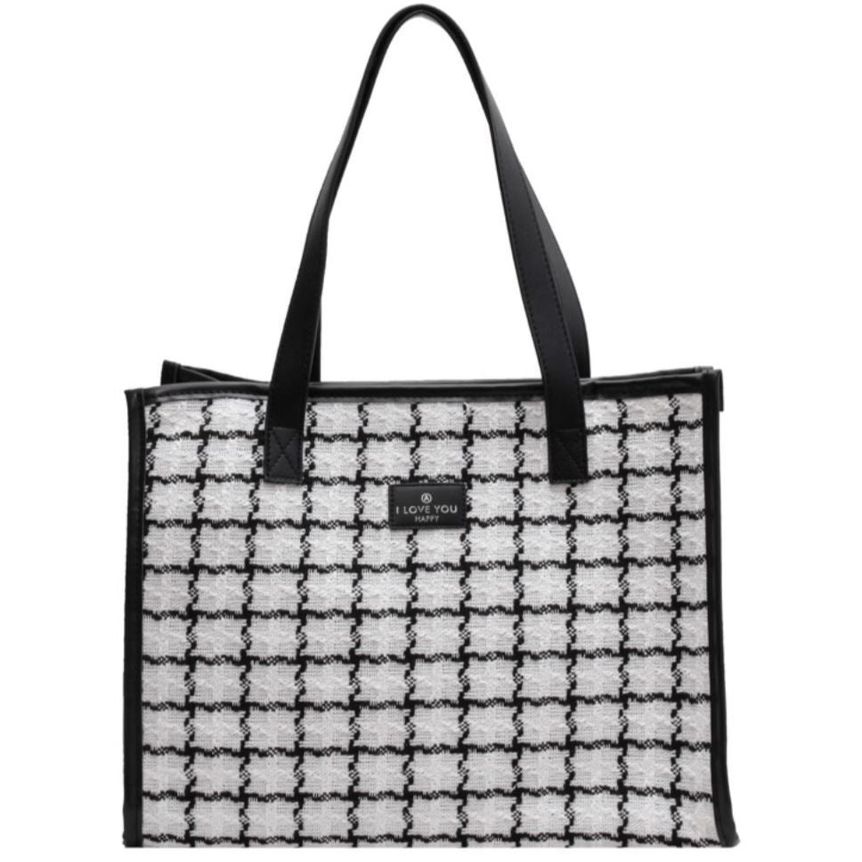 Elegant Textured Tote Bag LoungeYard — product view 5