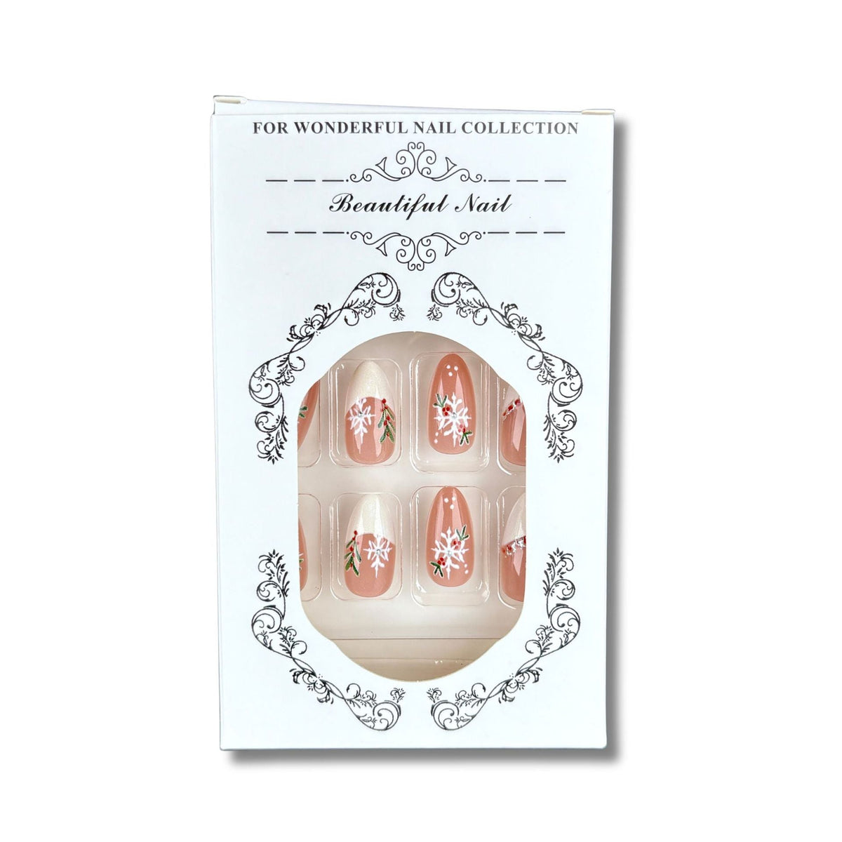 Floral-Design Press-On Nail Set — product view 4