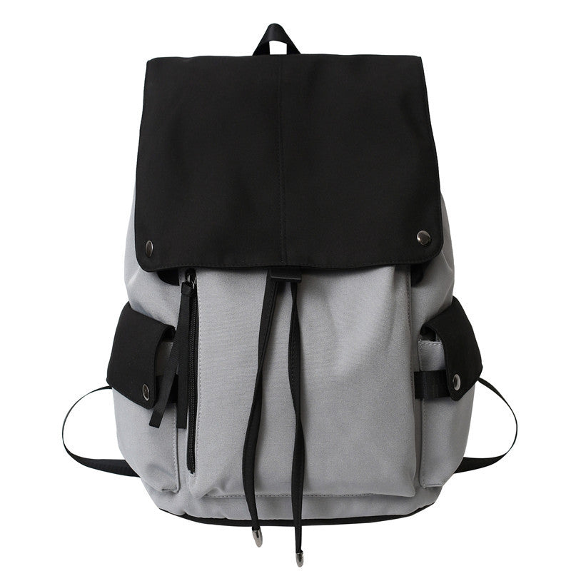 Stylish Roll-Top Hiking Backpack LoungeYard — product view 2