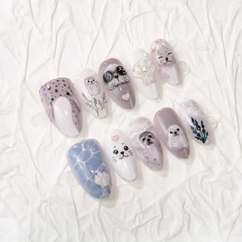 Whimsical Ocean-Themed Press-On Nails — product view 2