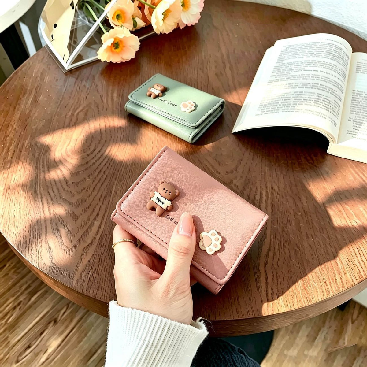 Adorable Bear-Themed Card Wallet — product view 7