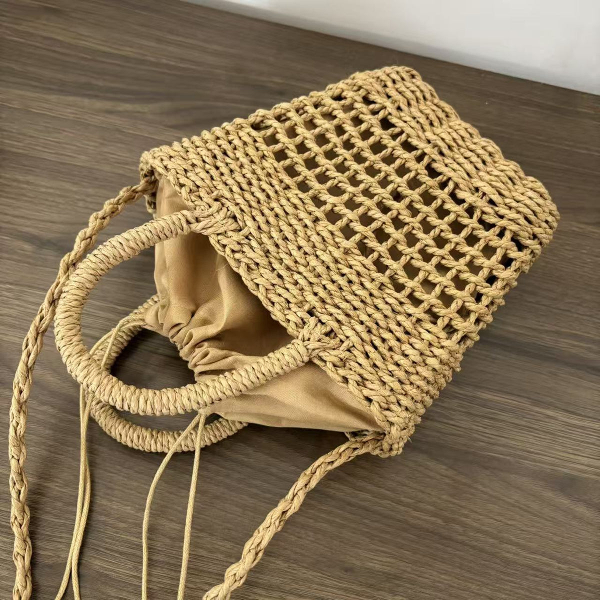 Hand-knotted basket bag LoungeYard — product view 6