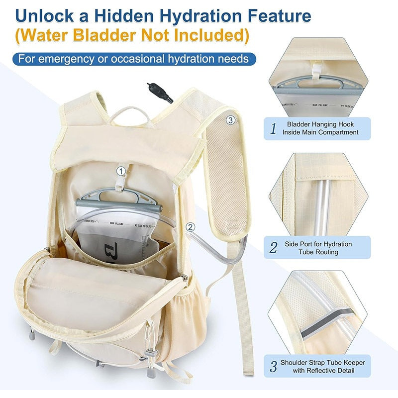 Compact Outdoor Travel Backpack LoungeYard — product view 4