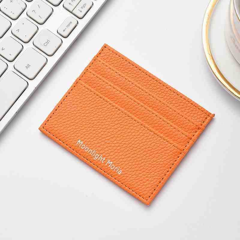 Minimalist Leather Card Holder — product view 7