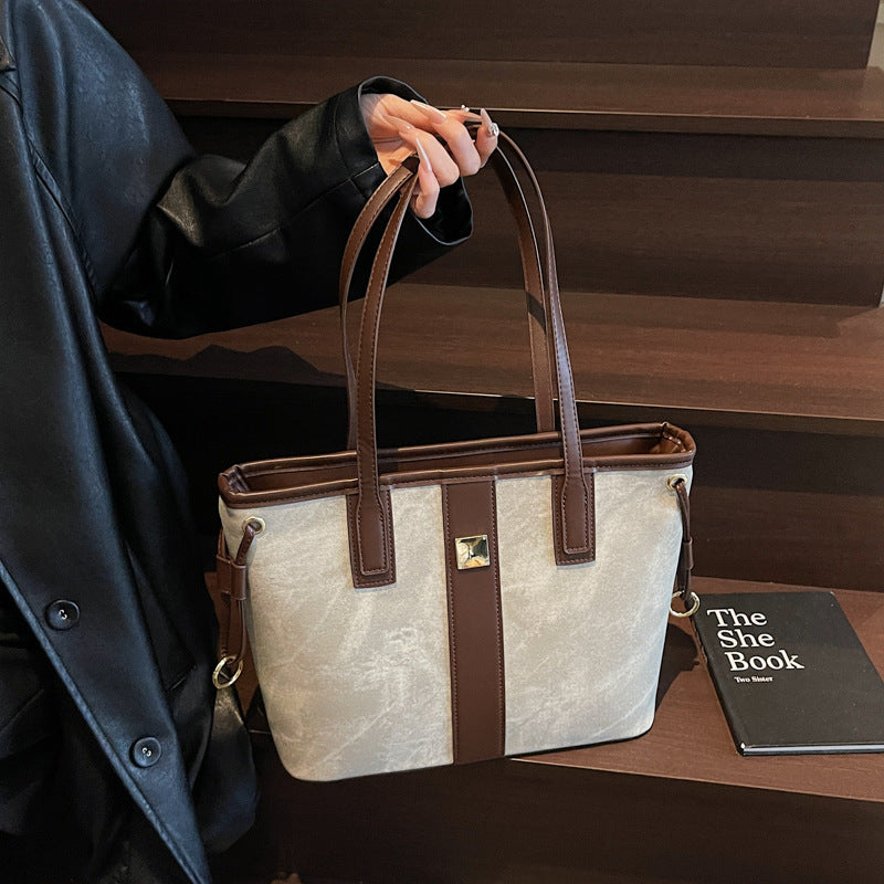 Fashionable Structured Tote Bag LoungeYard — product view 1