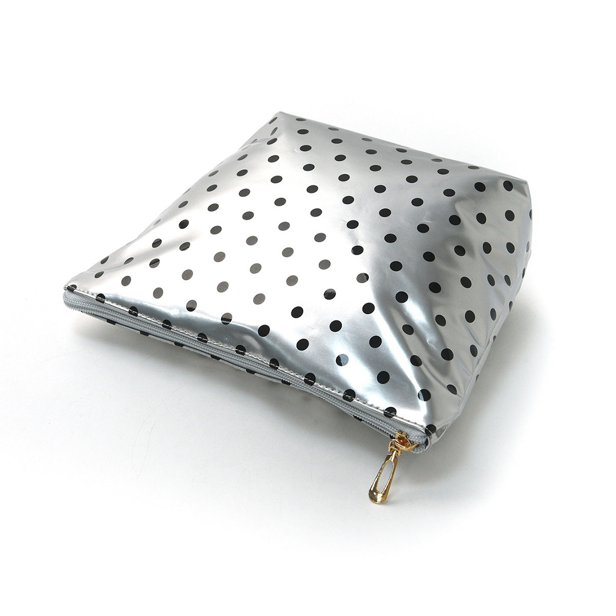 Water-repellent cosmetic bag with polka dot design LoungeYard — product view 2