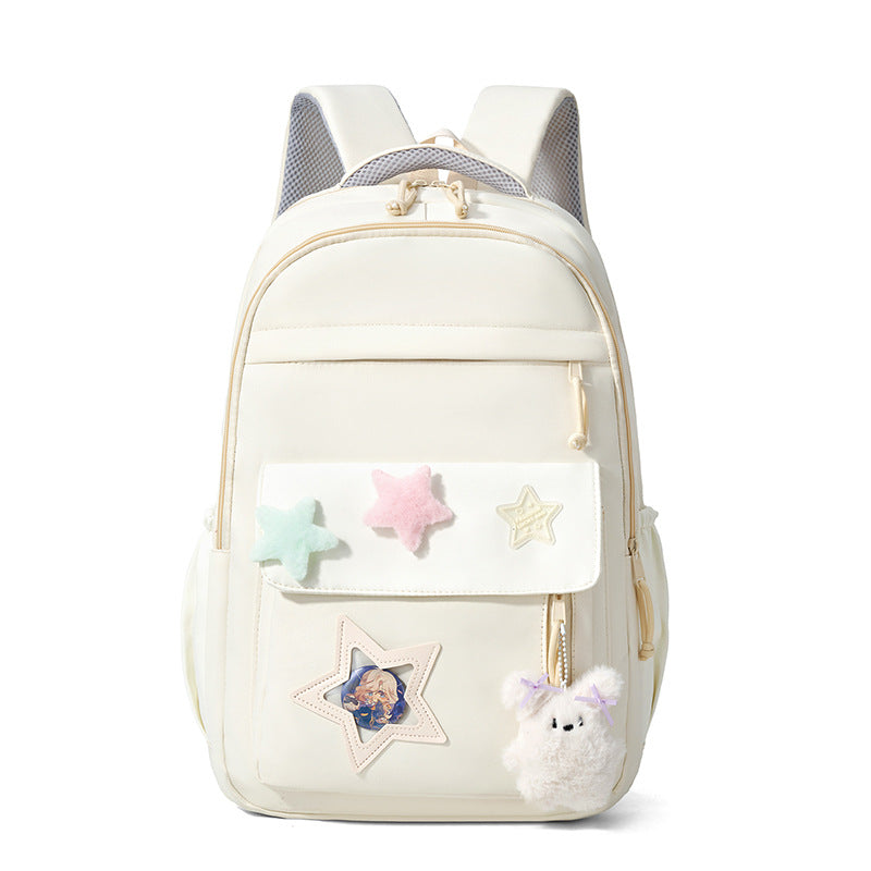 Fashionable backpack with unique applications LoungeYard — product view 5