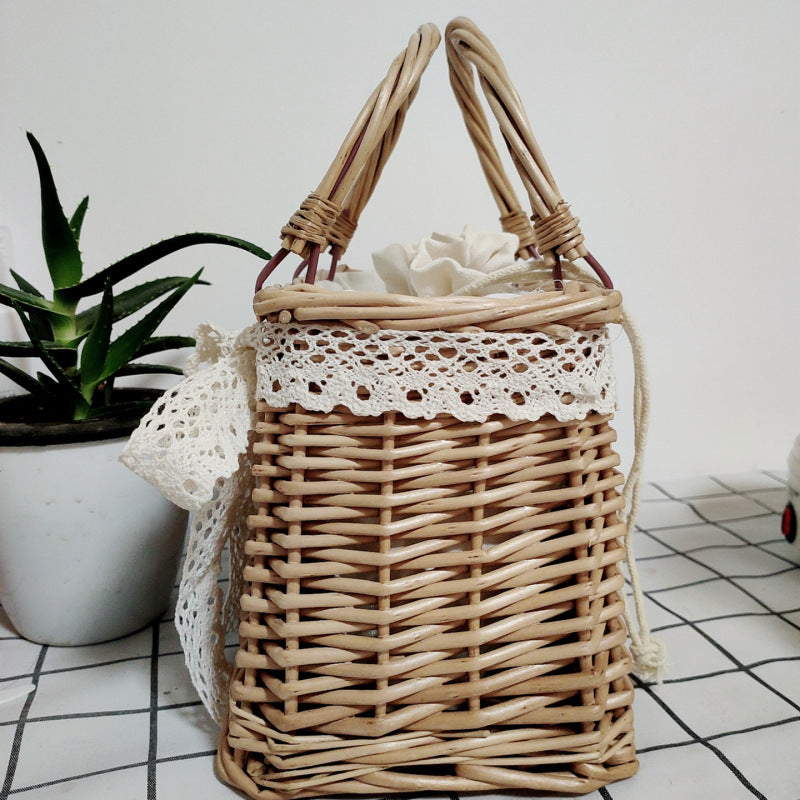 Women’s handbag with pearl chain LoungeYard — product view 3
