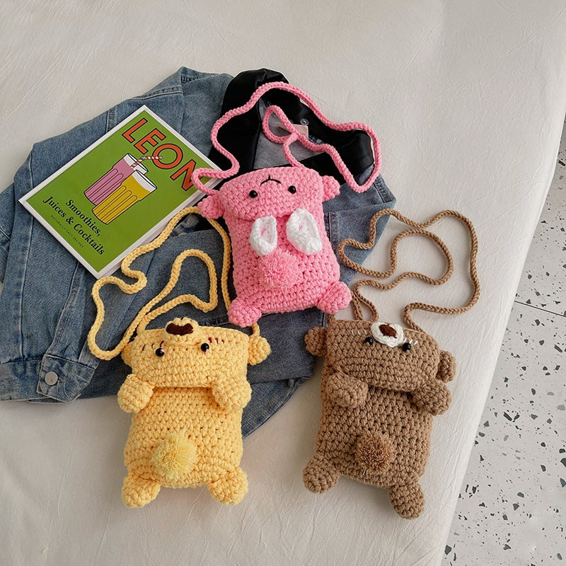 Cute Plush Animal Backpack — product view 4