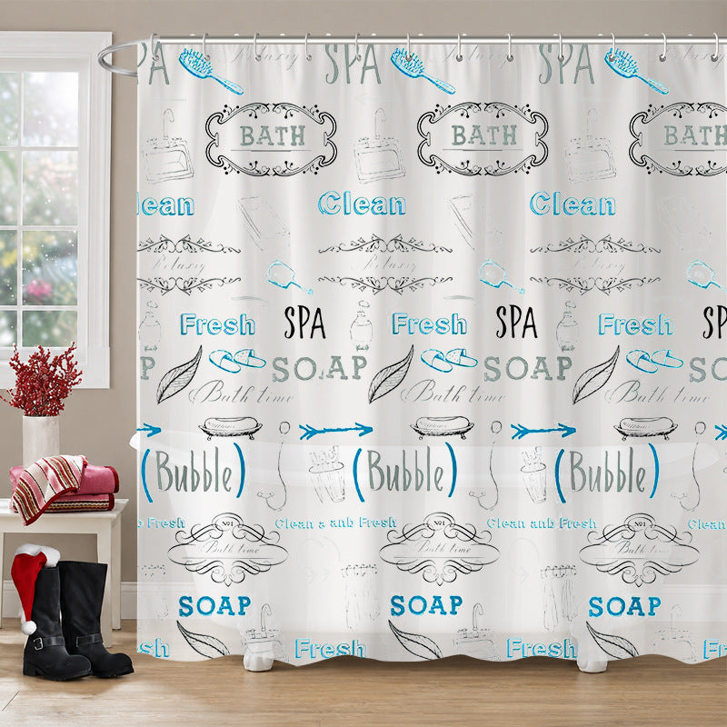 Decorative Shower Curtain LoungeYard — product view 1