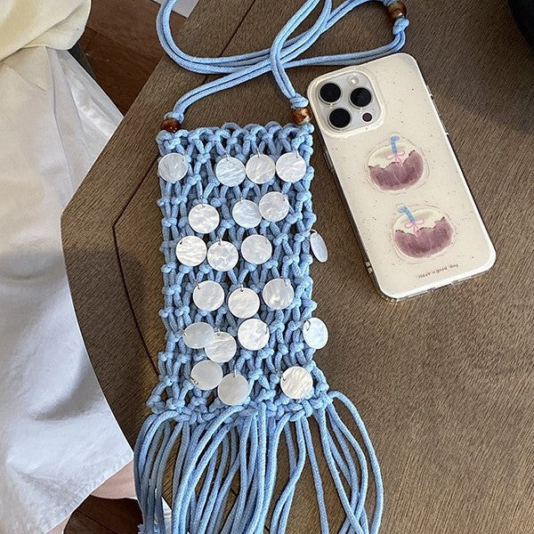 Bohemian Macrame Mini Bag — product view 3