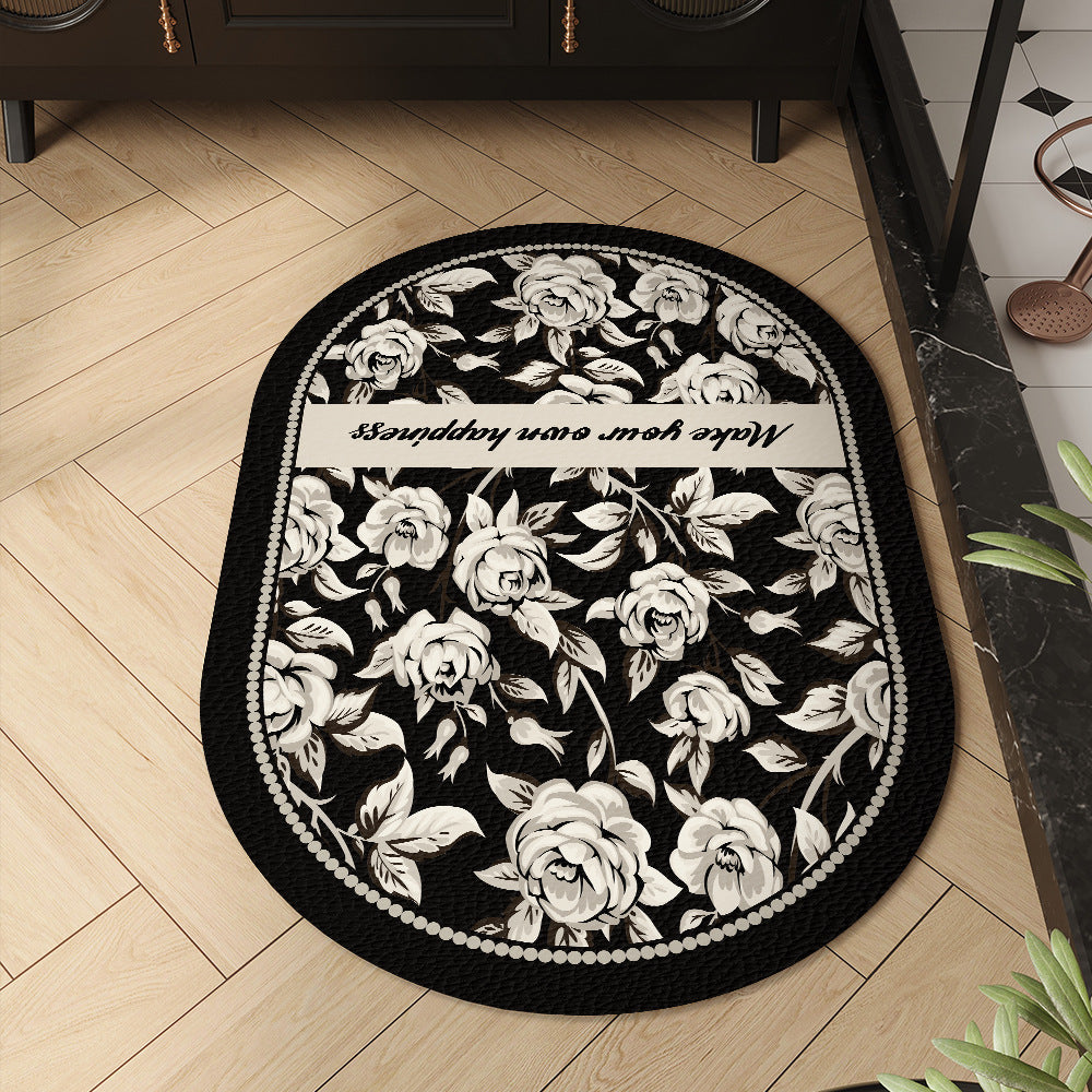 Decorative Motivational Bath Mat — product view 2