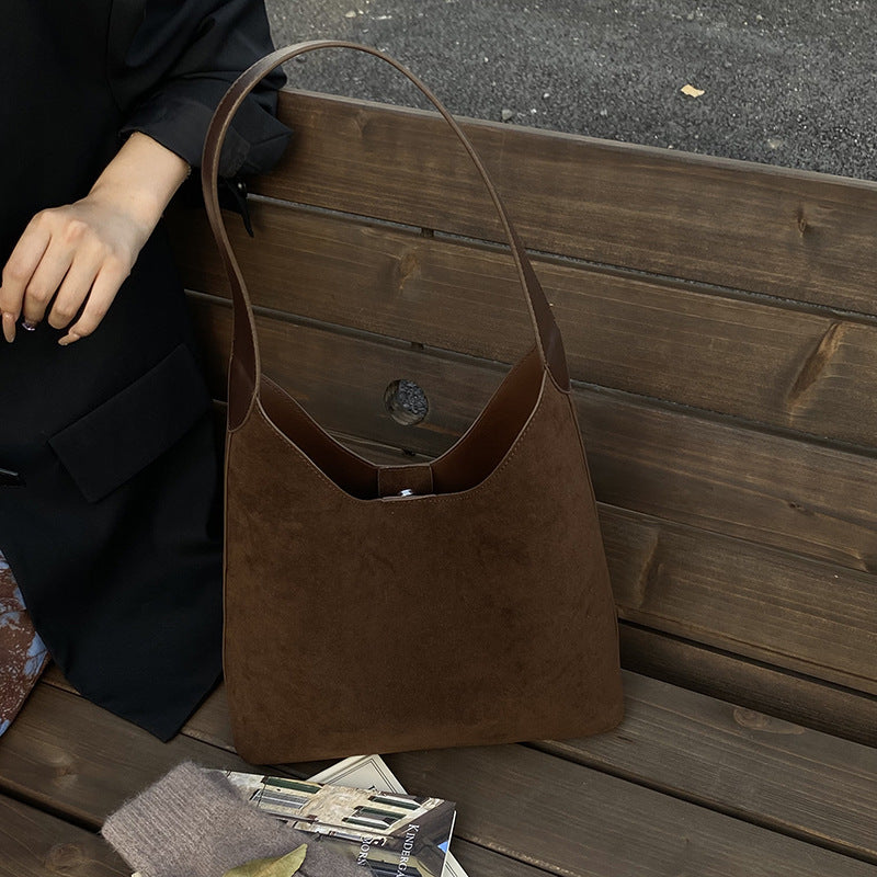 Suede Hobo Handbag LoungeYard — product view 6