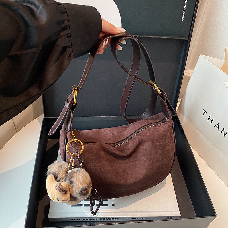 Suede Hobo Bag LoungeYard — product view 2