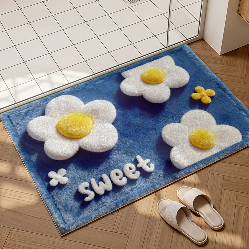 Plush Bear Pattern Bath Mat — product view 3