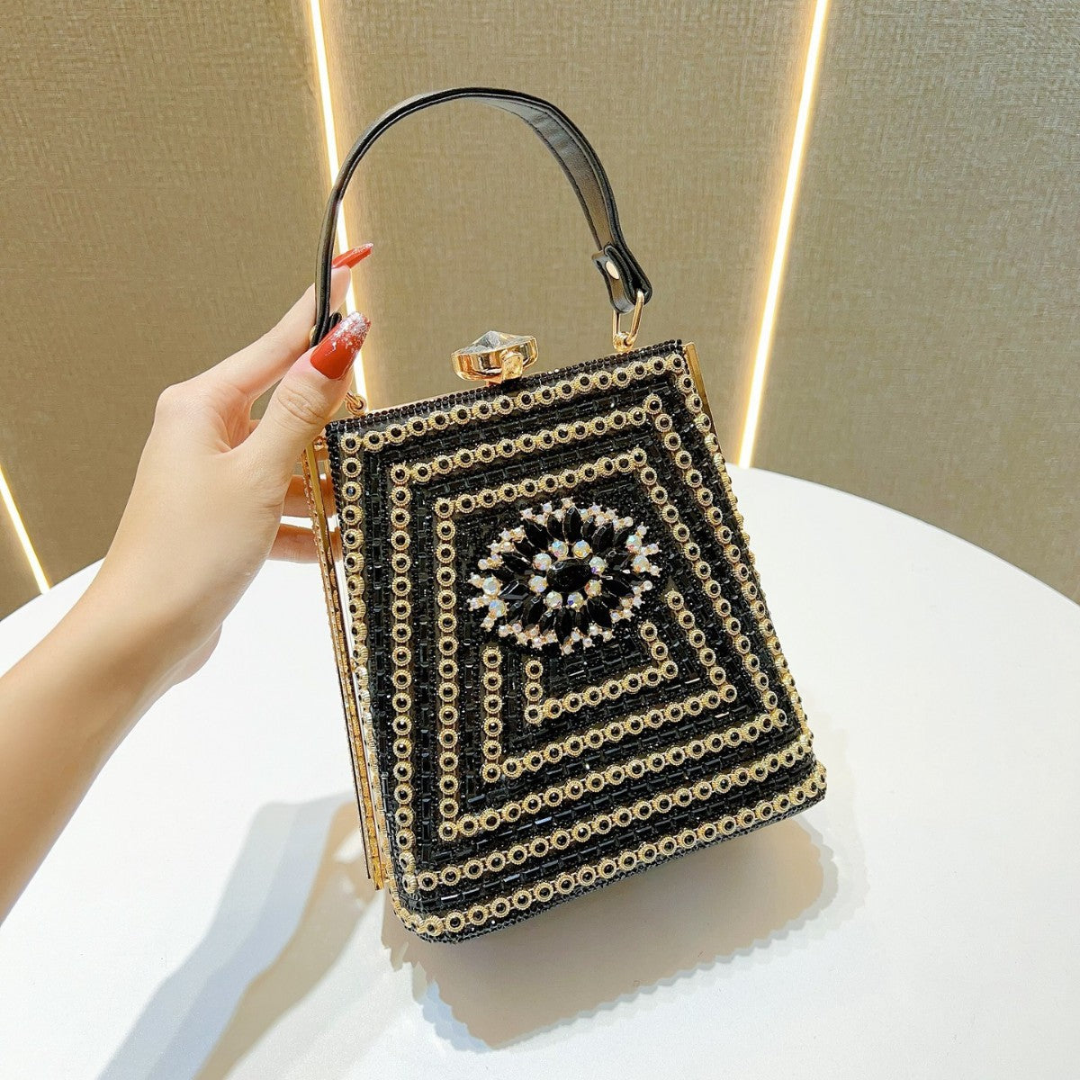 Embellished Handheld Evening Purse — product view 6