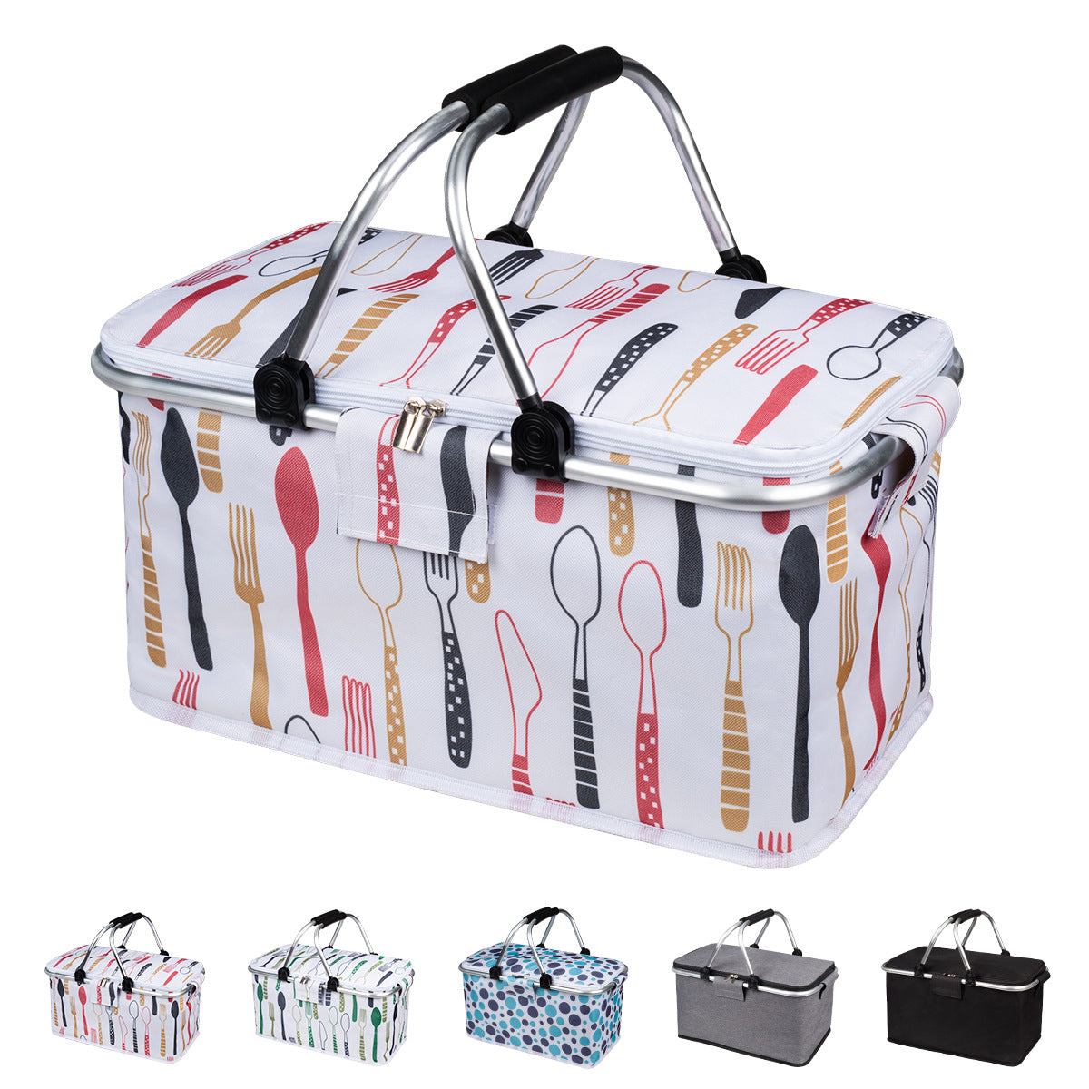 Unisex cooler bag with stable structure and practical carrying handle LoungeYard — product view 1