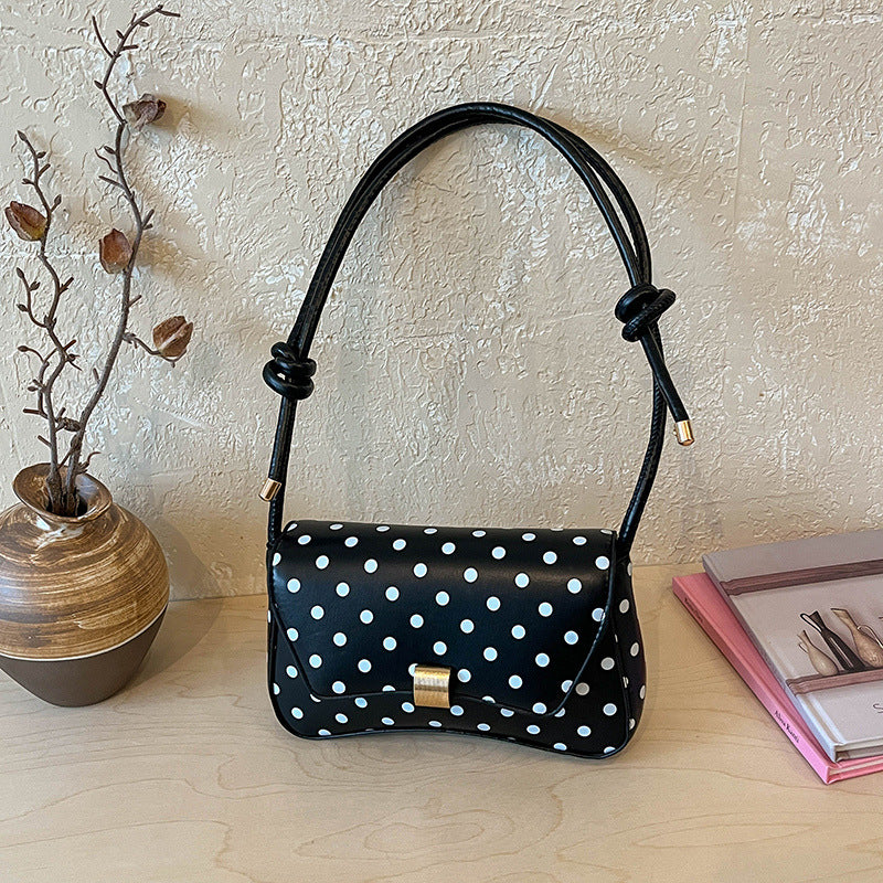 WoChic Polka Dot Shoulder Handbag LoungeYard — product view 7