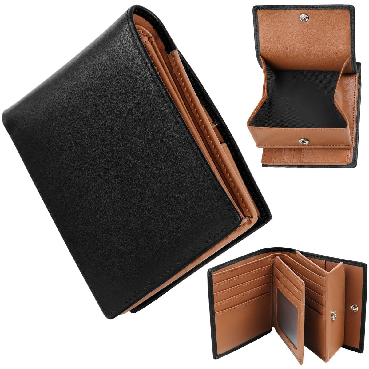 Classic Leather Bi-Fold Wallet LoungeYard — product view 5