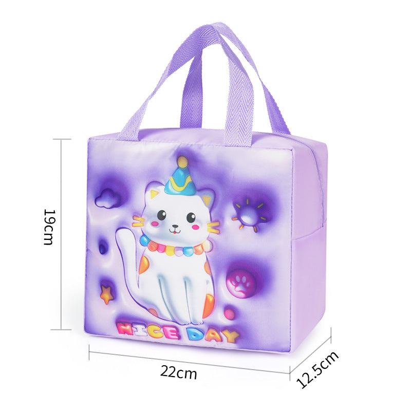 Fun and Playful Cat-Themed Lunch Bag — product view 4