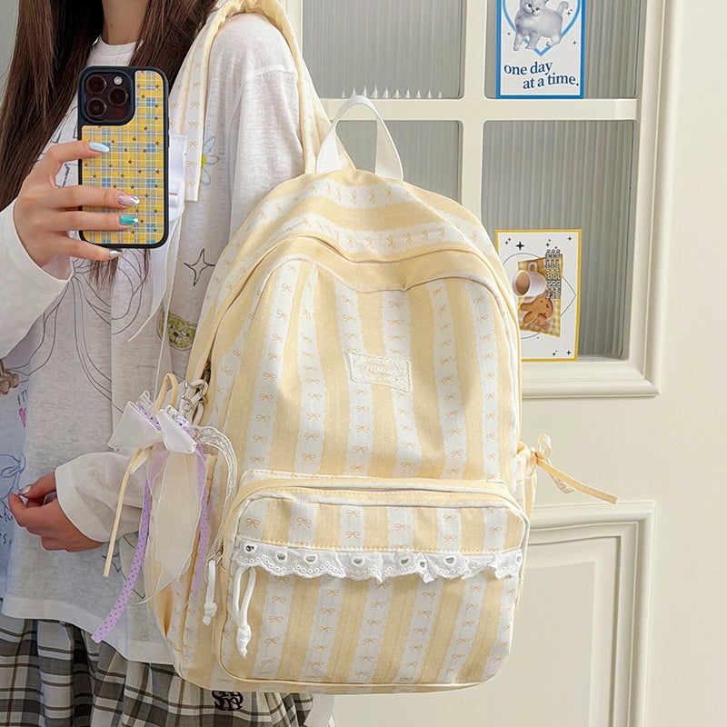 Decorative Patterned Backpack LoungeYard — product view 2