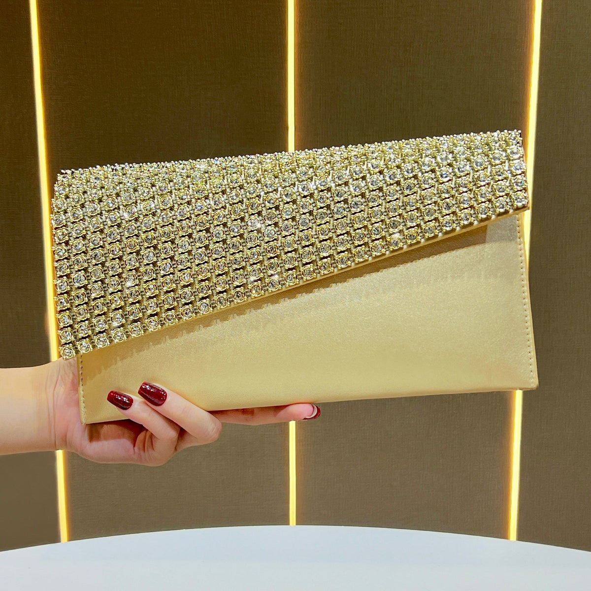 Glamorous Rhinestone Clutch — product view 2