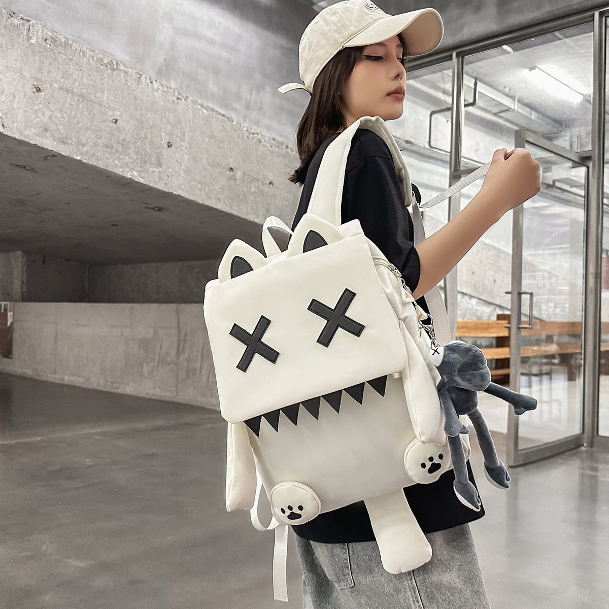 Fun Monster-Themed Backpack LoungeYard — product view 3