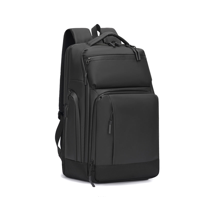 Modern backpack with versatile compartment layout LoungeYard — product view 1