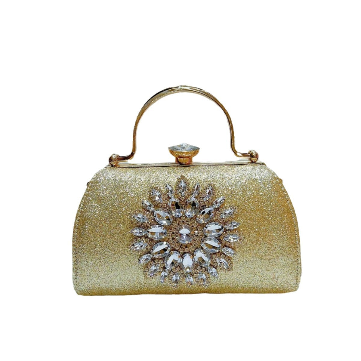 Glittering Floral Embellished Evening Handbag — product view 5