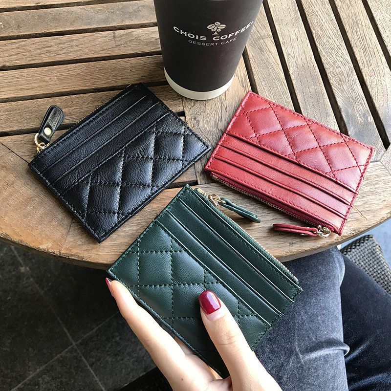 Quilted Leather Cardholder — product view 2