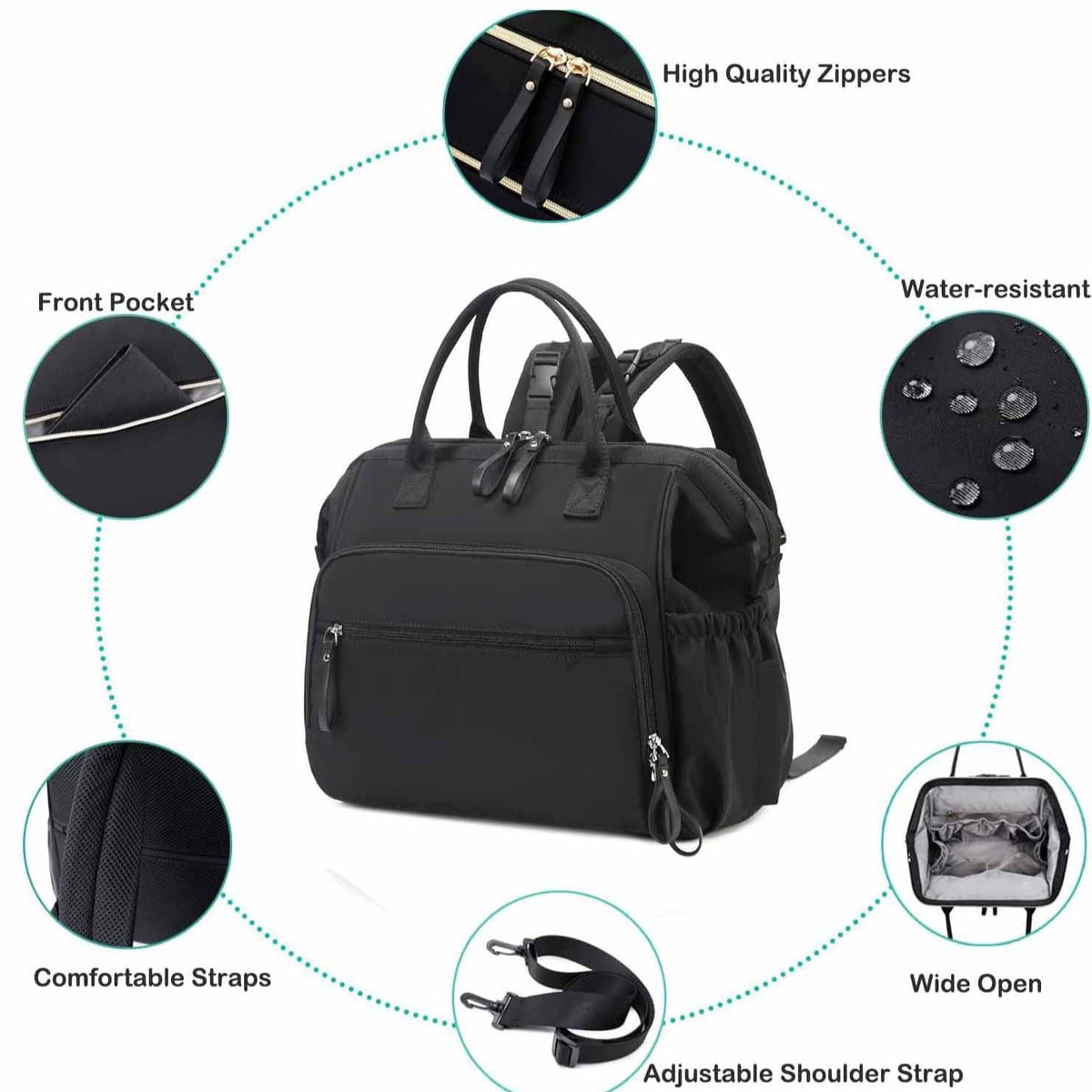Multifunctional Messenger Bag LoungeYard — product view 3