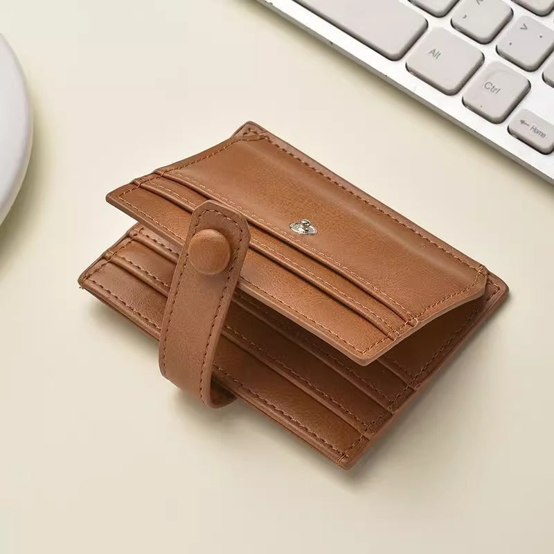 Minimalist Leather Card Holder LoungeYard — product view 3