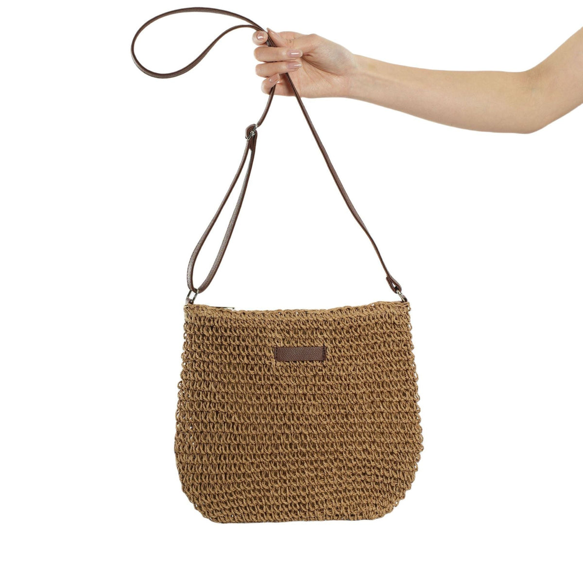 Handcrafted Rattan Crossbody Bag LoungeYard — product view 6