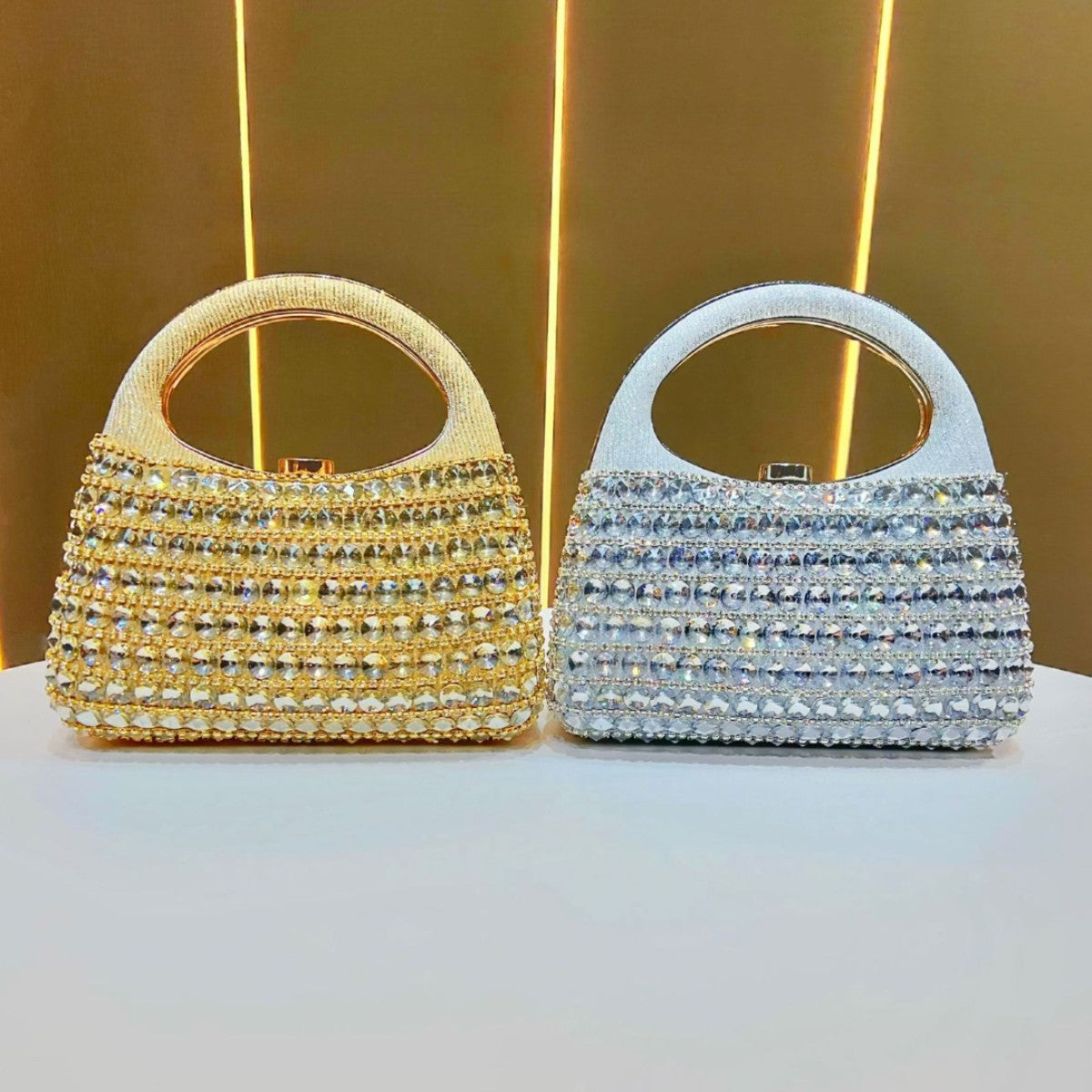 Crystal-Accented Evening Handbag — product view 4