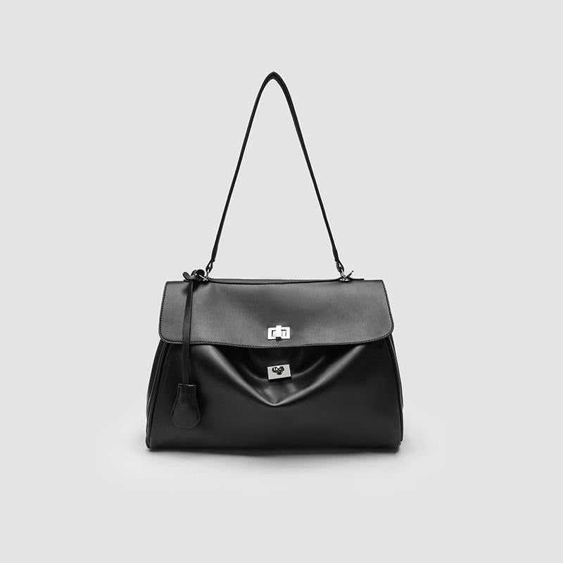Structured Leather Handbag LoungeYard — product view 6
