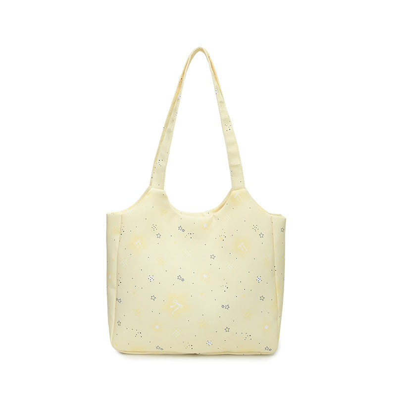 Star-Patterned Reusable Shopping Tote — product view 4