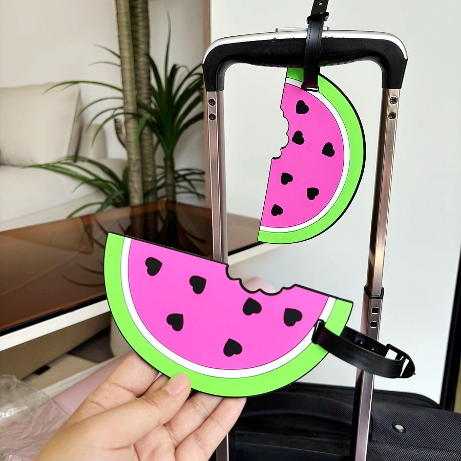 Watermelon Slice Luggage Tag LoungeYard — product view 2