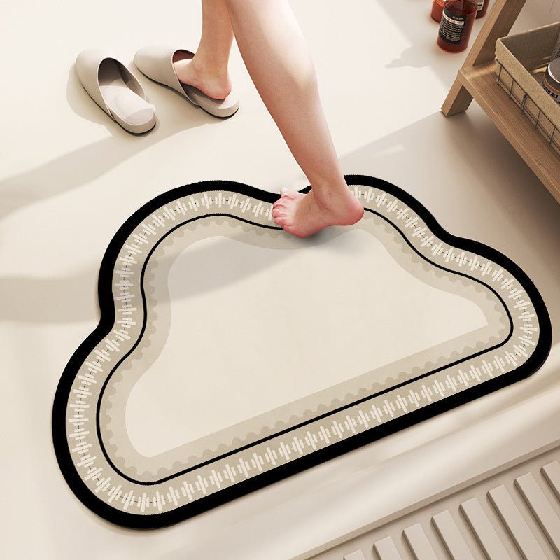 Soft Cloud-Shaped Bath Mat — product view 3