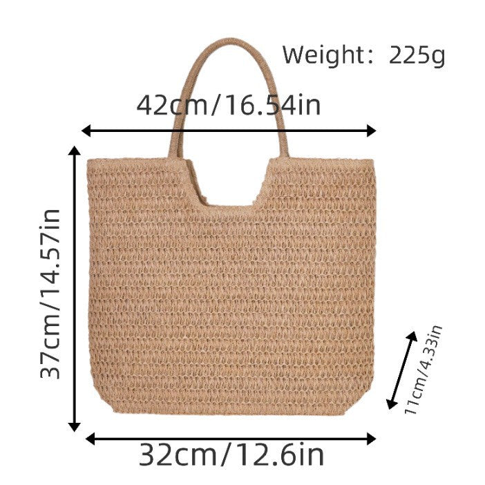 Handwoven Beach Bag LoungeYard — product view 1