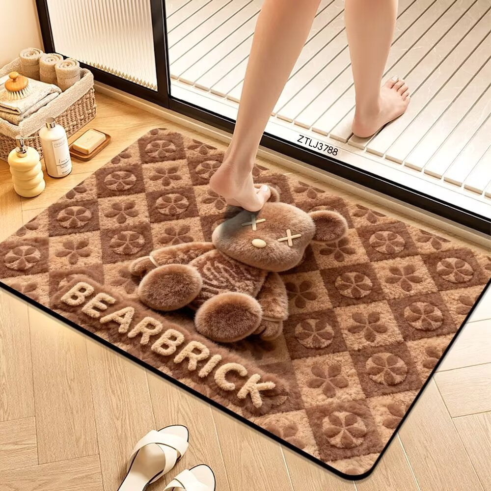 Plush Cartoon Themed Bath Mat LoungeYard — product view 5