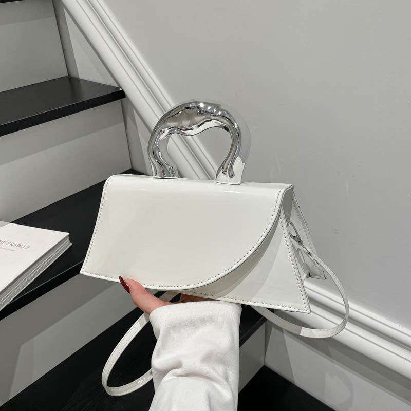 WoChic Patent Leather Handheld Purse LoungeYard — product view 7