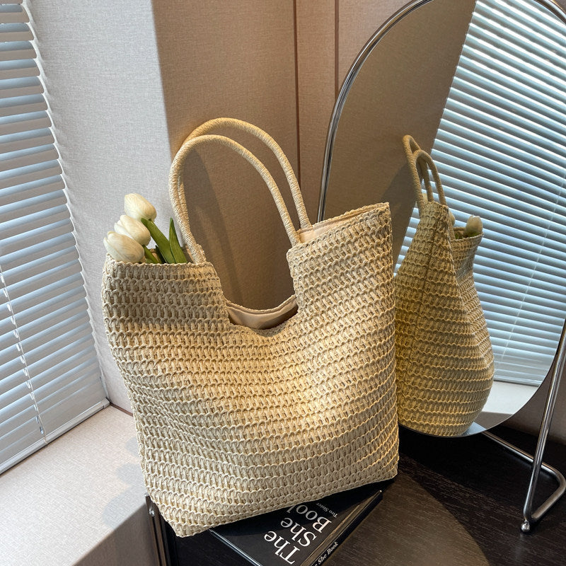 Handmade Macrame Beach Bag LoungeYard — product view 7