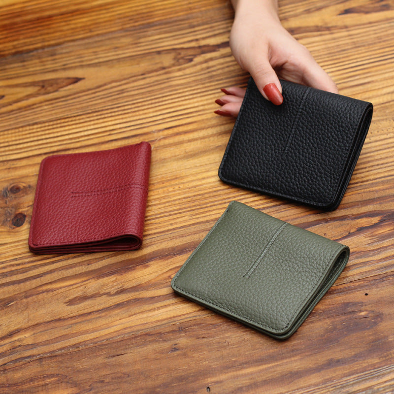 Textured Leather Cardholder — product view 2