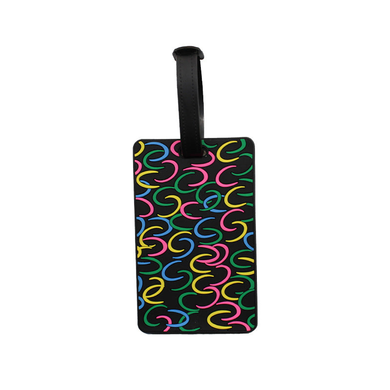 Unisex Luggage Tag with Modern Geometric Design LoungeYard — product view 6