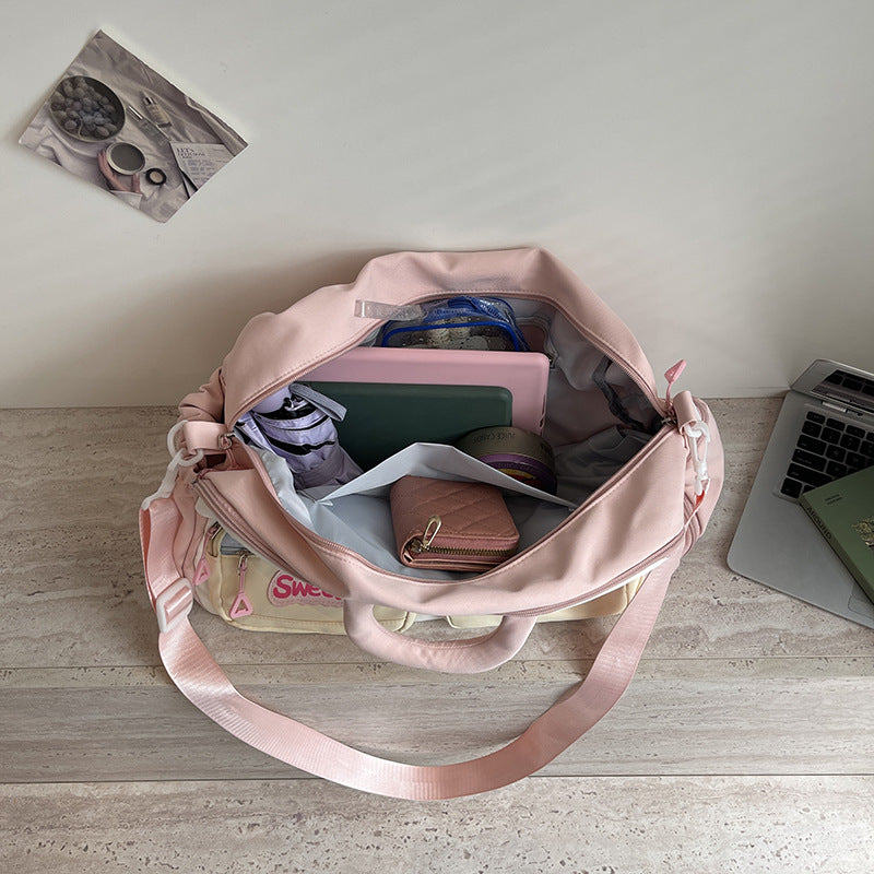Sporty Shoulder Bag With Multifunctional Compartments LoungeYard — product view 4