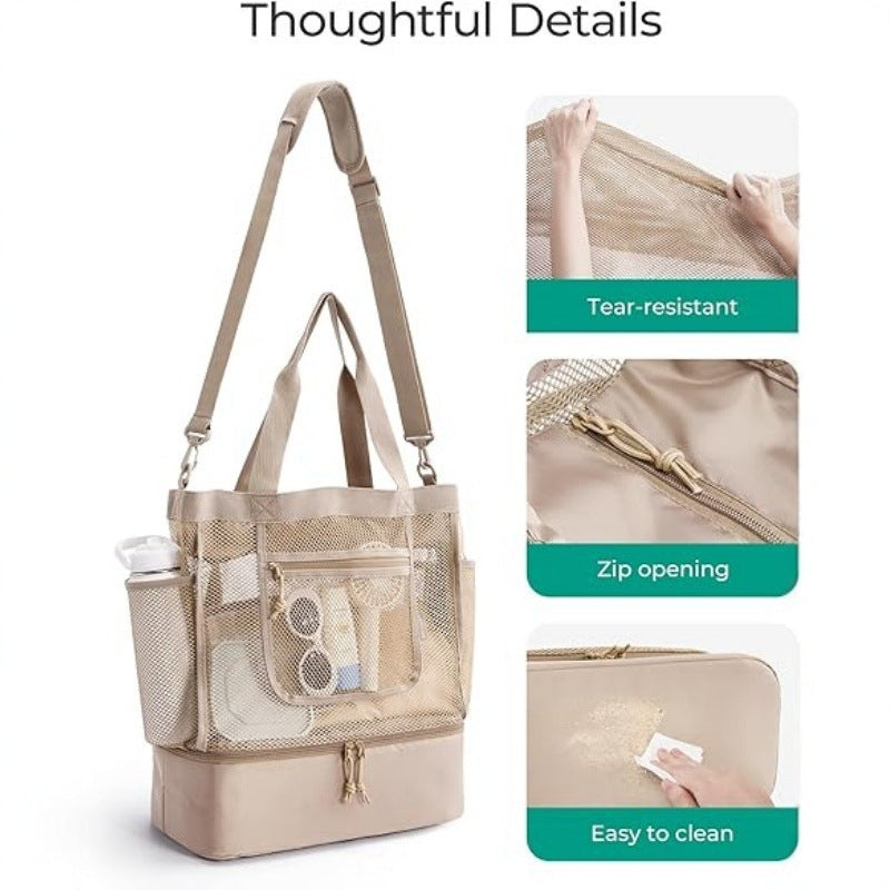 Spacious and Functional Cooler Bag with Removable Compartments LoungeYard — product view 2