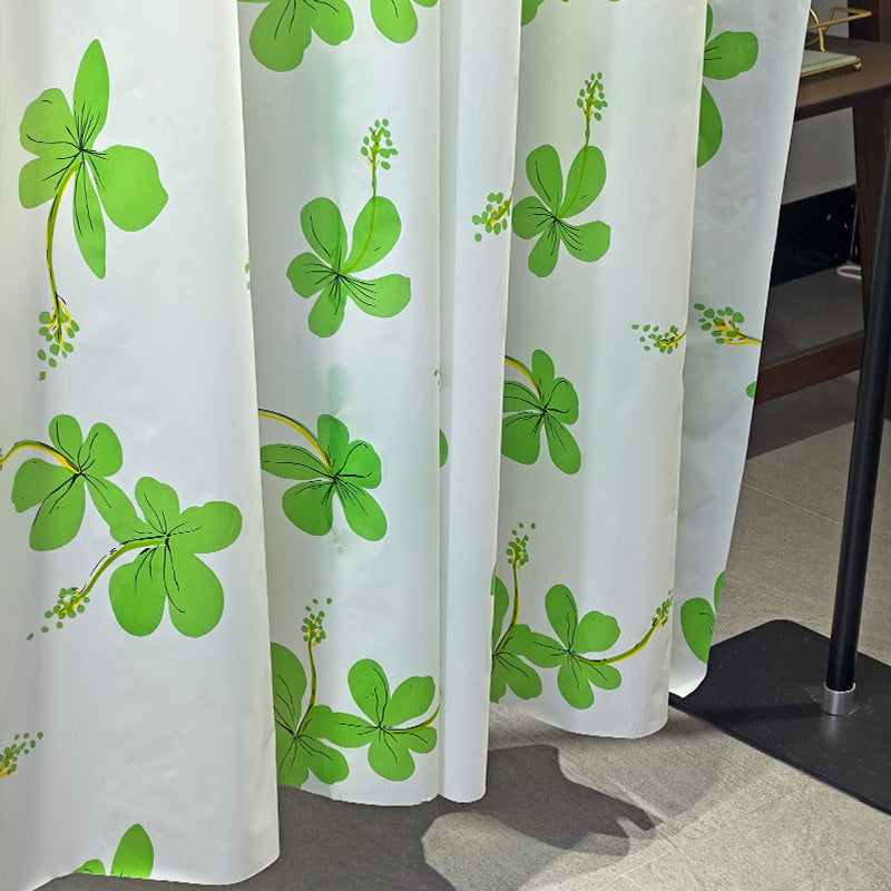 Floral Patterned Shower Curtain LoungeYard — product view 4