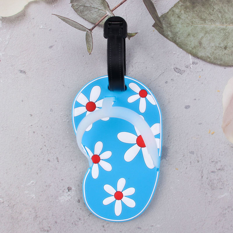 Fun Floral Luggage Tag LoungeYard — product view 1